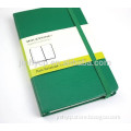 spiral notebook with colored paper